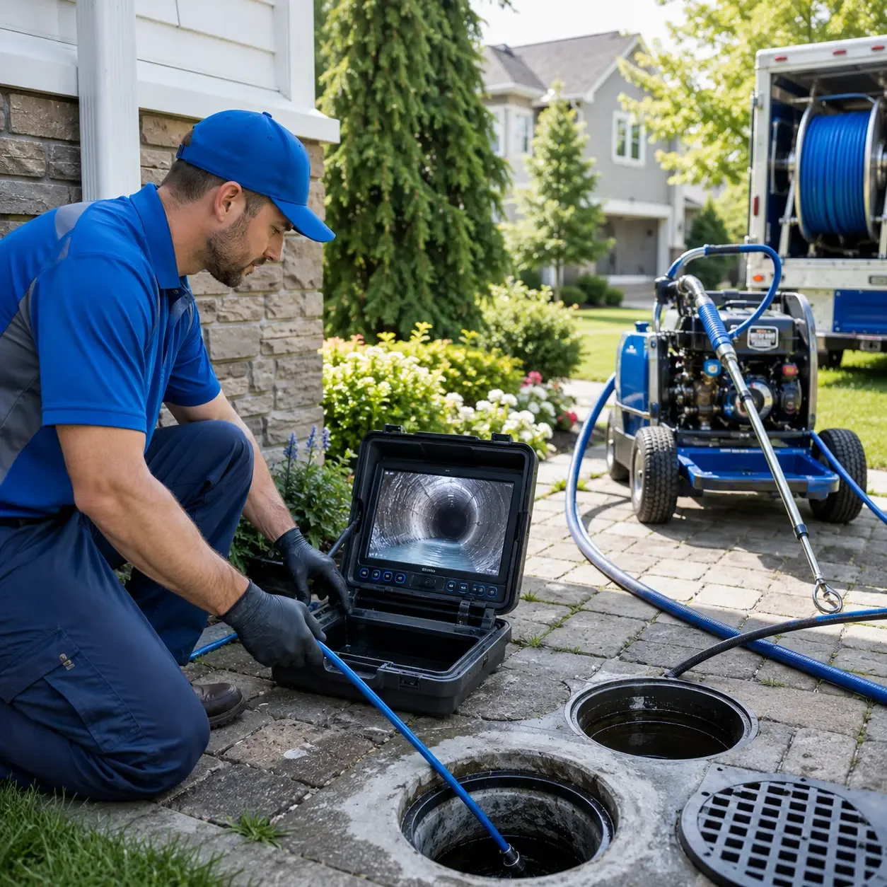 Outdoor drain cleaning professionals serving Forest City, IA